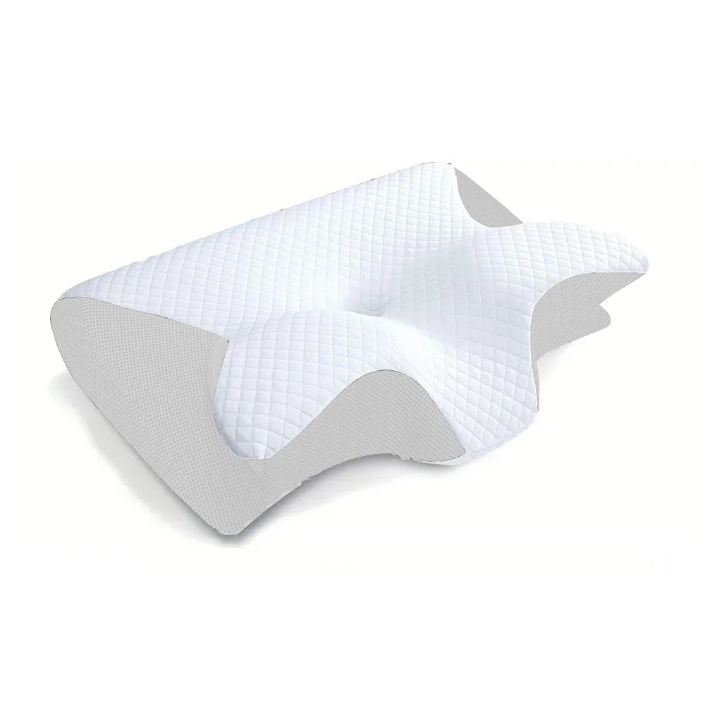 Oreiller cervical ergonomique 2 en 1