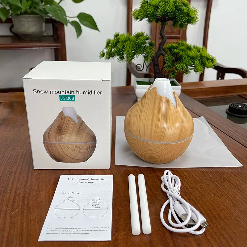 Diffuseur d'huiles essentielles 200ml  avec télécommande avec lumière LED 7 couleurs