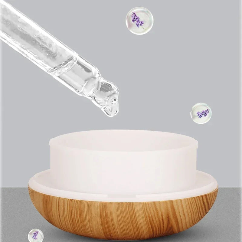 Diffuseur d'huiles essentielles 200ml  avec télécommande avec lumière LED 7 couleurs