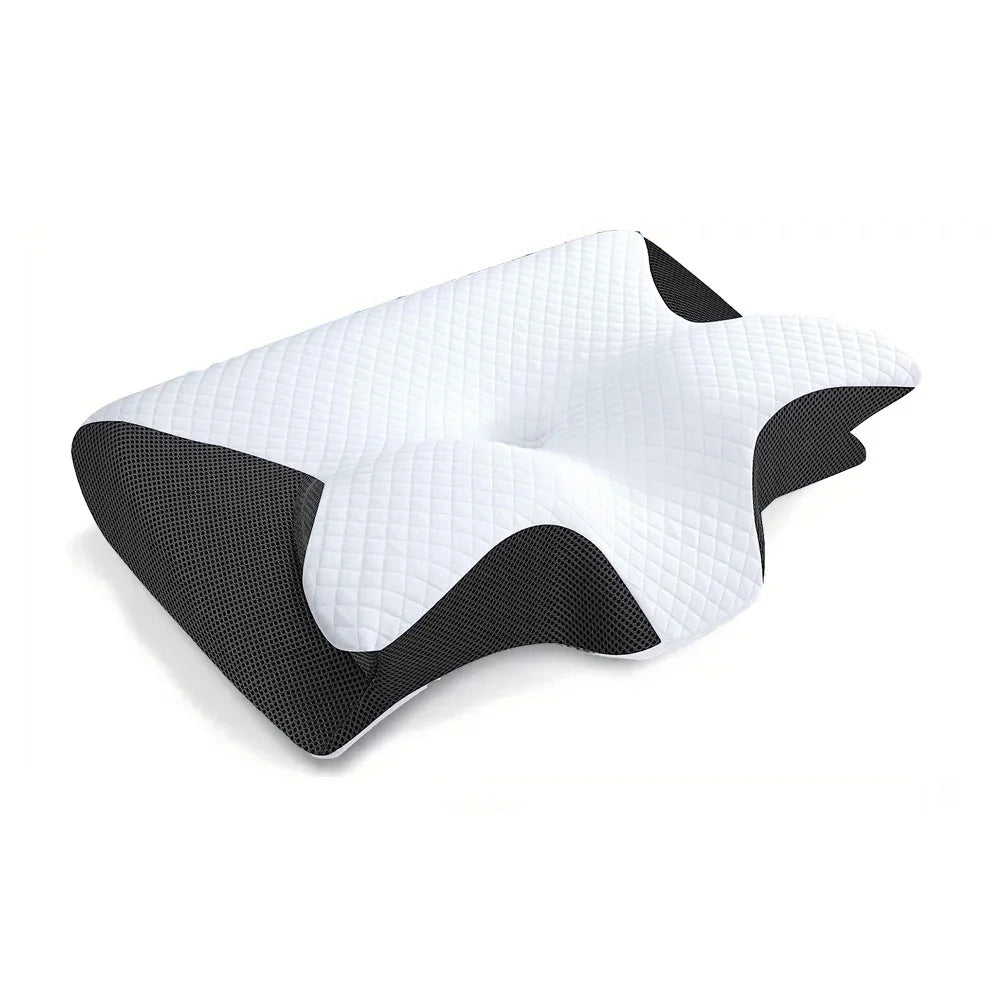 Oreiller cervical ergonomique 2 en 1