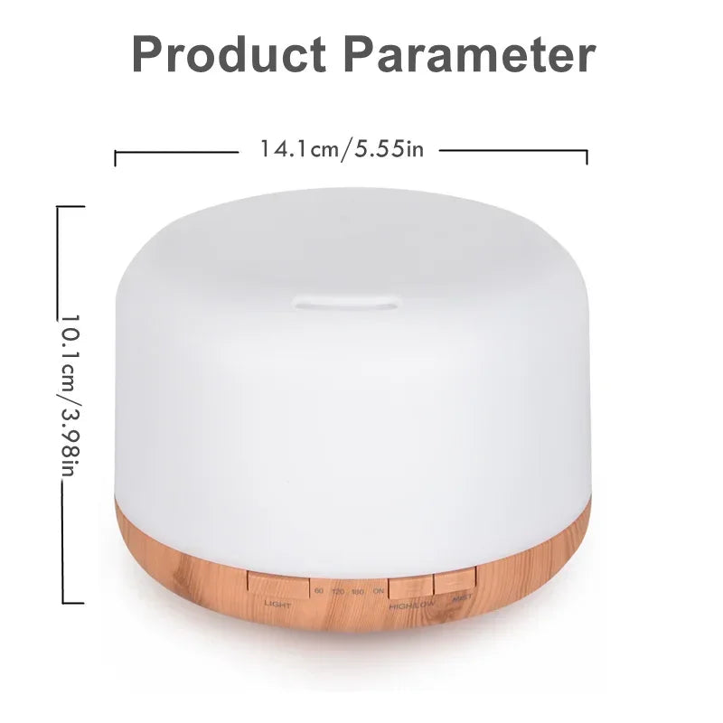 Diffuseur d’huiles essentielles à LED – Lumière, parfum & sérénité