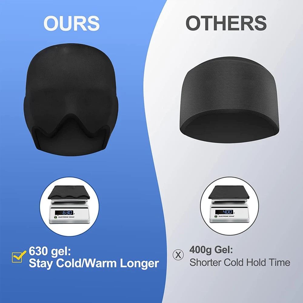360 °   Masque de soulagement des migraines froid/chaud