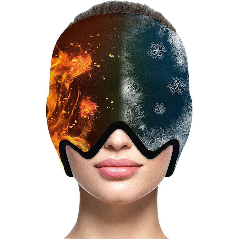 360 °   Masque de soulagement des migraines froid/chaud