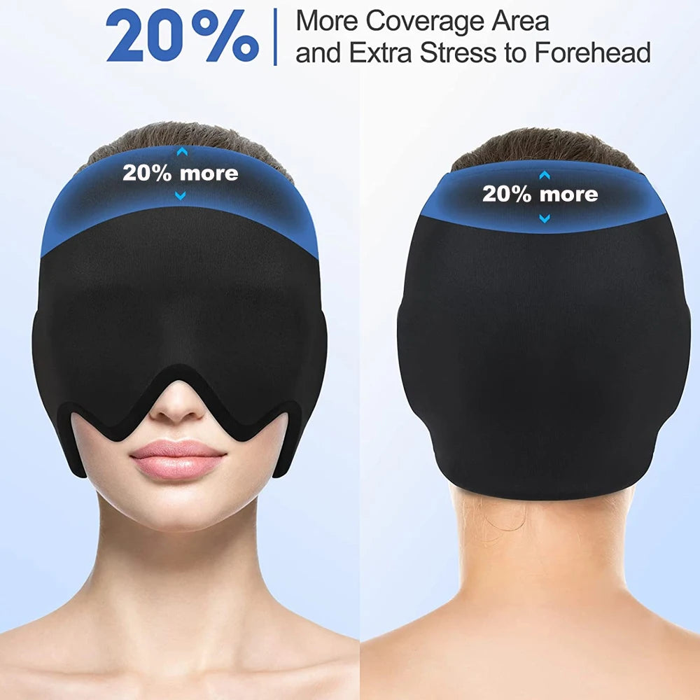 360 °   Masque de soulagement des migraines froid/chaud